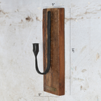 Cedar Candle Holder