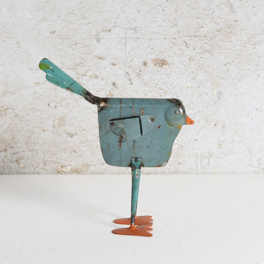 Iron bird decor item