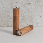Dark brown finish mango wood salt and pepper grinder