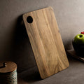 Acacia wood rectangle chopping board with rounded edges