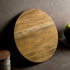 Acacia wood round chopping board